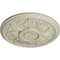 Ekena Millwork Edinburgh Ceiling Medallion (Fits Canopies up to 5 1/4"), Hand-Painted Clear Yellow, 18"OD x 1 3/4"P CM18EDCYF - alternate 3